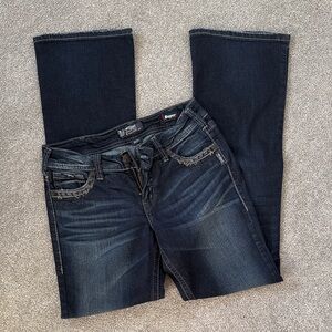 Silver Jeans Women's Boot Cut Jeans - Dark Indigo Wash